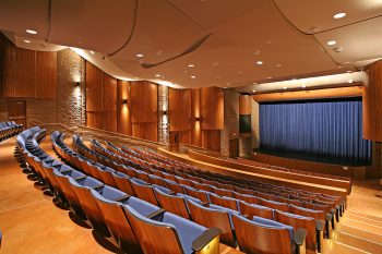 The interior of the Chaminade High School Performing Arts Center
