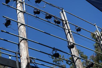 Source Fours and telephone poles.