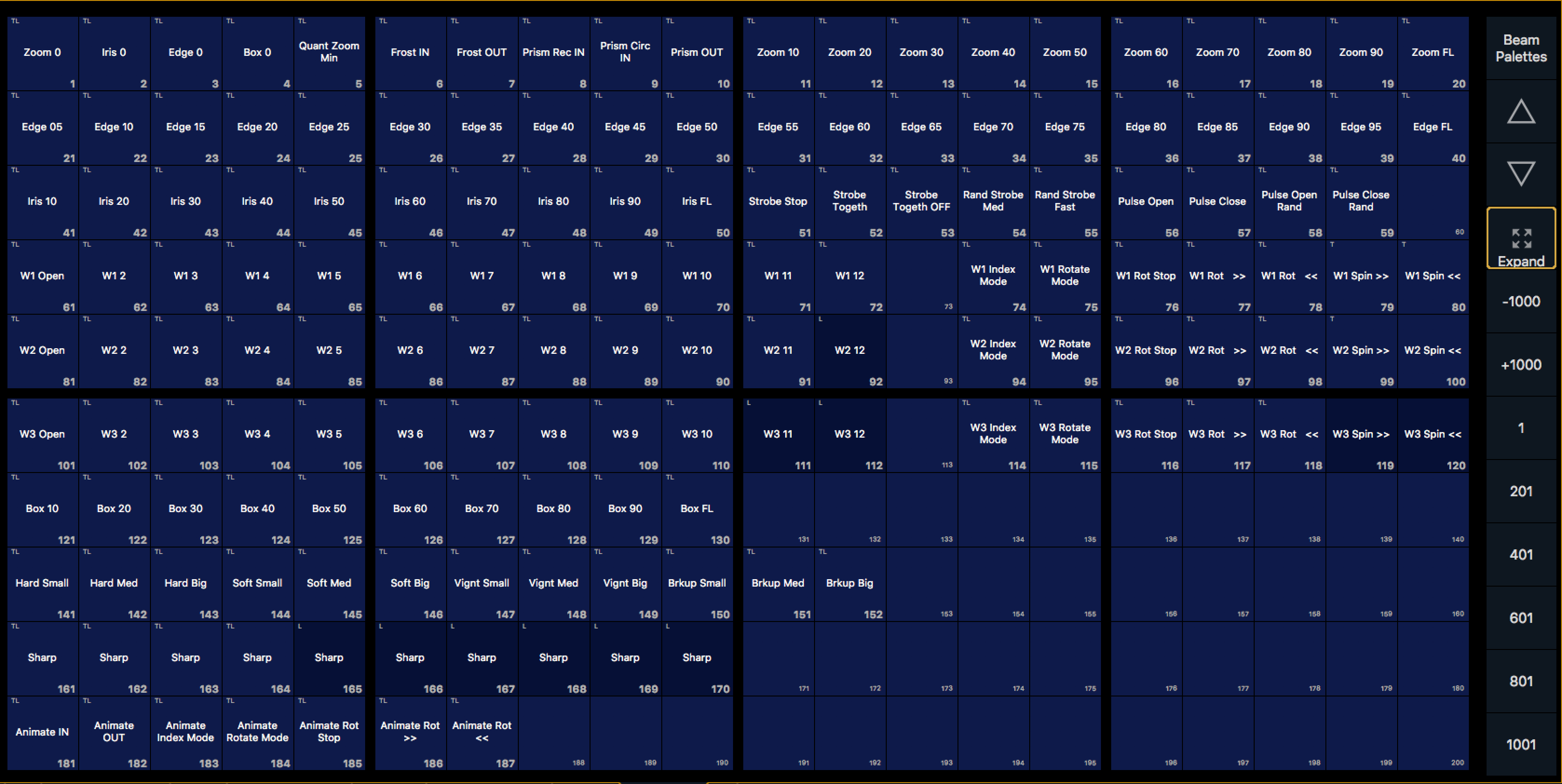 Beam Palettes