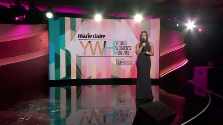 The Marie Claire YMH awrds show.