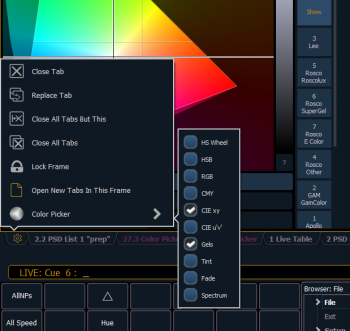 LED Color Mixing on Eos