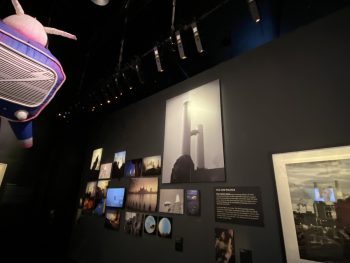 ETC fixtures light Animals artwork at the Pink Floyd Exhibit