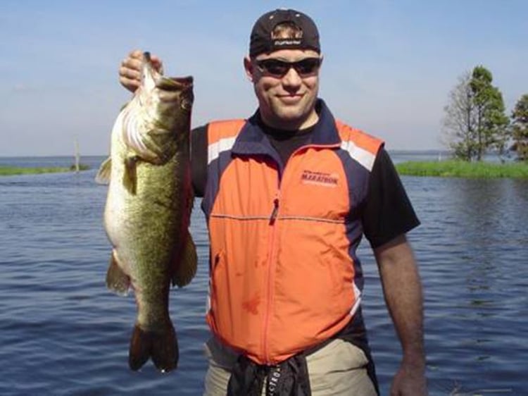 Todd Reemtsma at fishing tournament