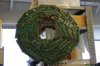 circuit board wreath