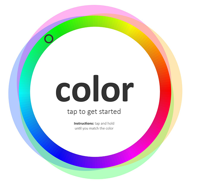 Color Match Game Wheel