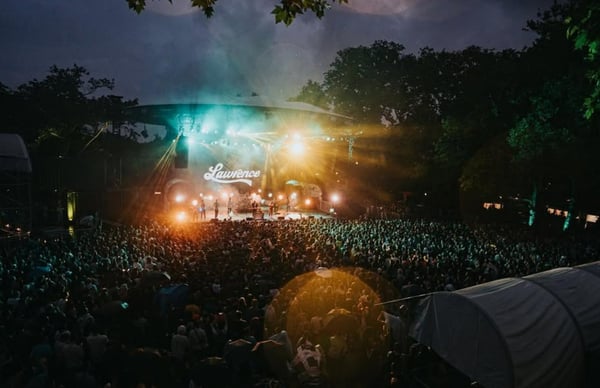 Lawrence at Central Park Summer Stage in 2022 - @deaniechen on IG