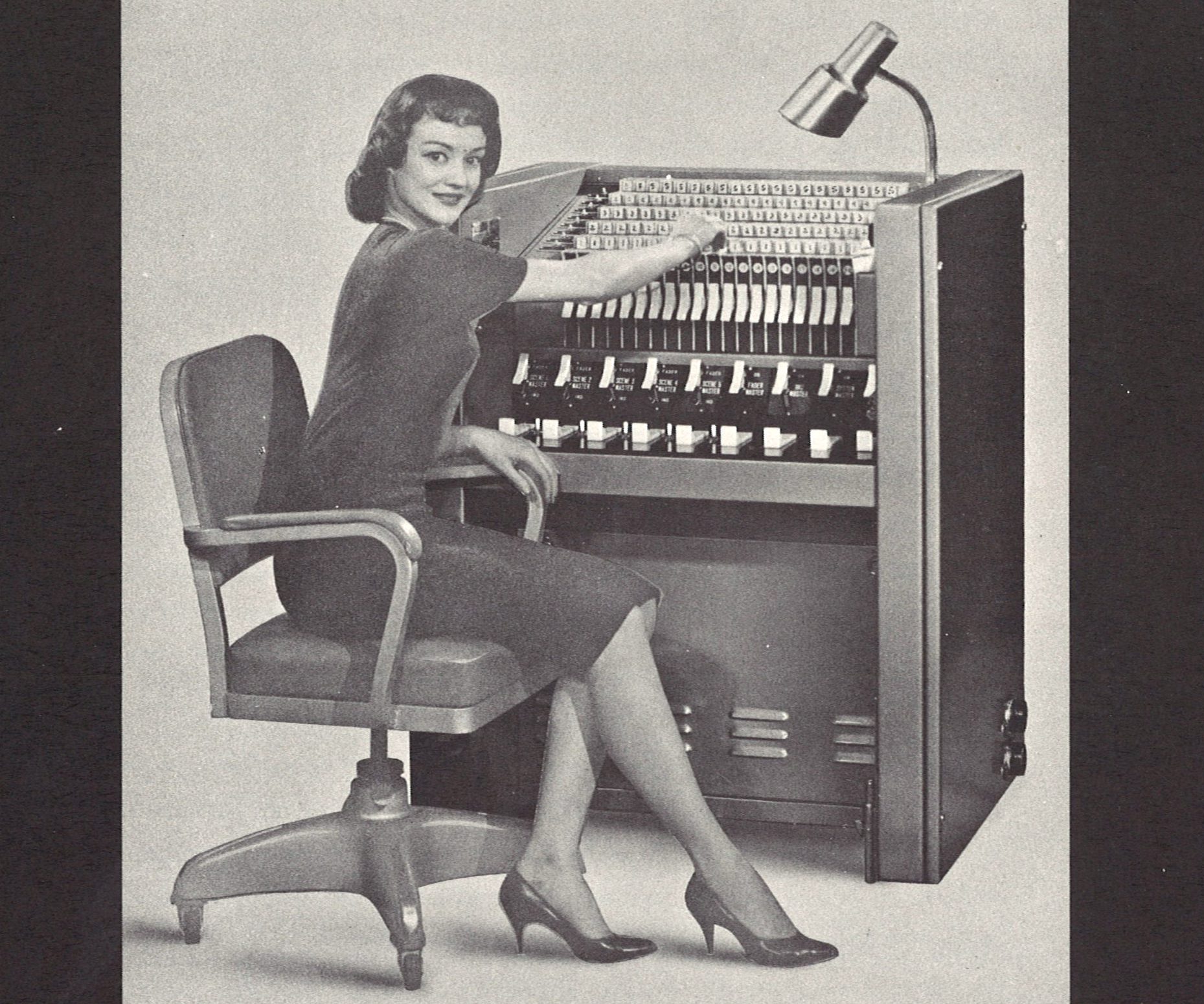 Vintage lighting control photos